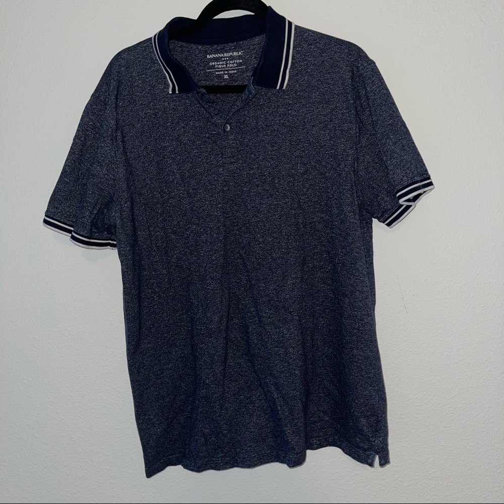 Banana republic blue polo